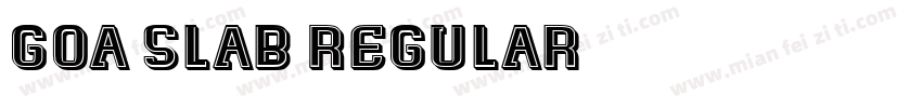 goa slab Regular字体转换